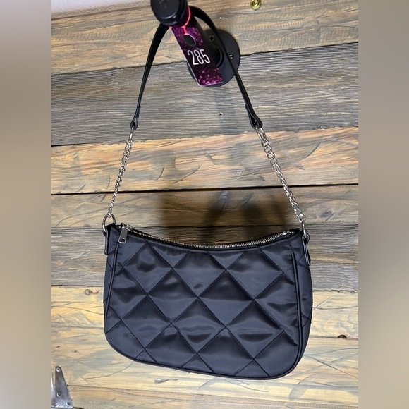 H&M Black Quilted Shoulder Bag Black - Picture 4 of 9